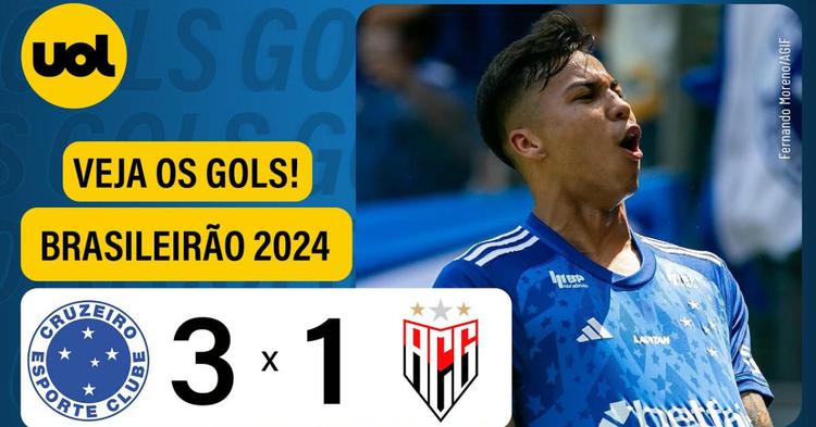 Brasileirão: Cruzeiro 3 - 1 Atlético-GO (2024)