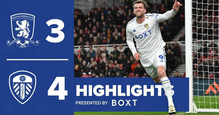 Championship: Middlesbrough 3 - 4 Leeds (2023-2024)