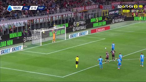 Serie A: Milan vs Napoli, Golo 2-1 K. De Bruyne (g.p.) (2025-2026)