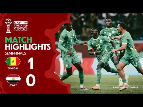CAN: Senegal 1 - 0 Egipto (2025)