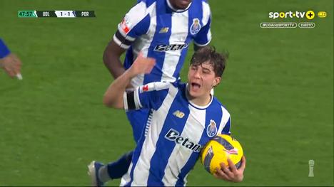 Liga Portugal 2 Meu Super: U. Leiria vs FC Porto, Golo 1-1 André Miranda (2025-2026)