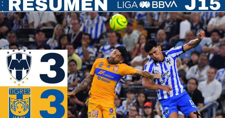 Liga MX: Monterrey 3 - 3 Tigres (2023-2024)