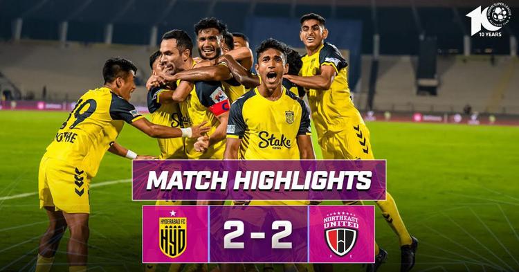 Indian Super League: Hyderabad FC 2 - 2 NorthEast United (2023-2024)