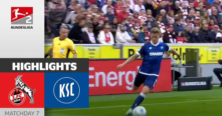 2. Bundesliga: FC Koln 4 - 4 Karlsruher (2024-2025)