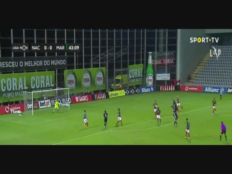 Liga NOS: Nacional (1-0) Marítimo, Golo Gorré, 44m (2020-2021)