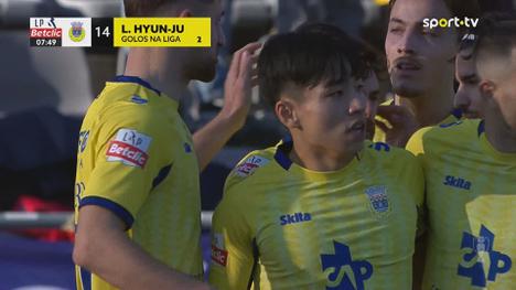 Liga Portugal Betclic: Arouca vs Gil Vicente, Golo 1-0 Hyun-Ju Lee (2025-2026)