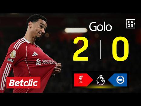 Premier League: Liverpool vs Brighton, Golo 2-0 Ekitike (2025-2026)