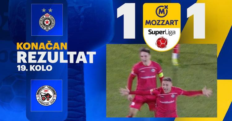 Super Liga: Partizan 1 - 1 IMT Novi Beograd (2024-2025)