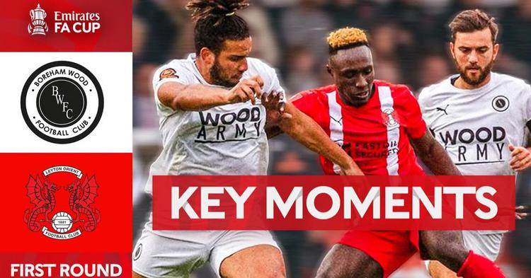 FA Cup: Boreham Wood 1 - 3 g.p Leyton Orient (2024-2025)