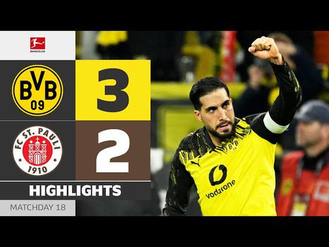 Bundesliga: Dortmund 3 - 2 FC St. Pauli (2025-2026)
