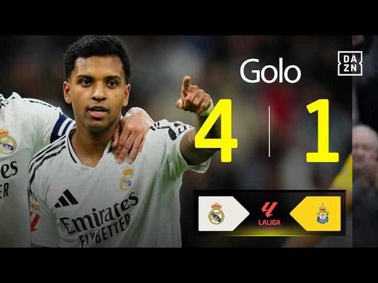 La Liga: Real Madrid vs Las Palmas, Golo 4-1 Rodrygo (2024-2025)