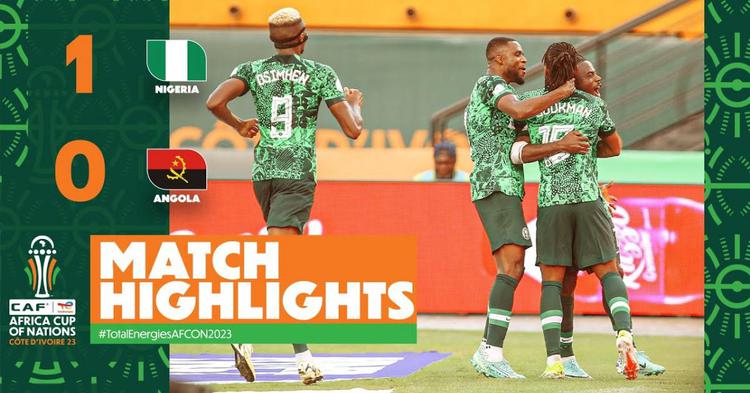 CAN: Nigéria 1 - 0 Angola (2023)