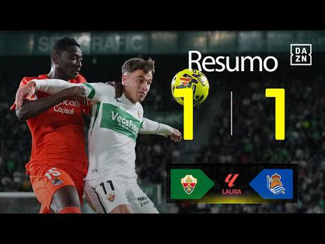 La Liga: Elche 1 - 1 Real Sociedad (2025-2026)