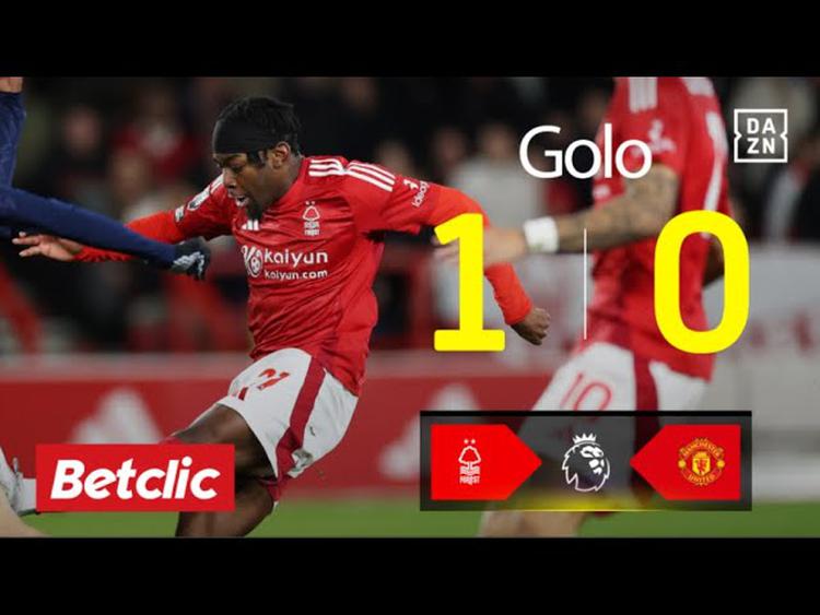 Premier League: Nottingham Forest vs Man Utd, Golo 1-0 Elanga (2024-2025)
