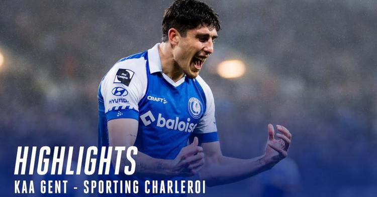 Eerste klasse A: AA Gent 5 - 0 Charleroi (2023-2024)