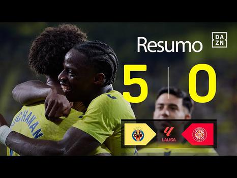 La Liga: Villarreal 5 - 0 Girona (2025-2026)