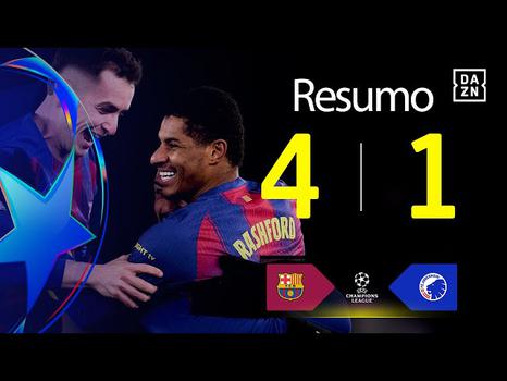 Liga Campeões: Barcelona 4 - 1 Kobenhavn (2025-2026)