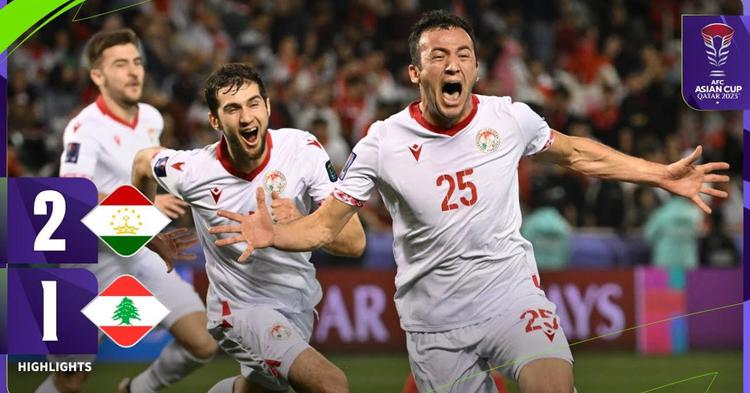 Taça Asiática: Tajiquistão 2 - 1 Líbano (2023)