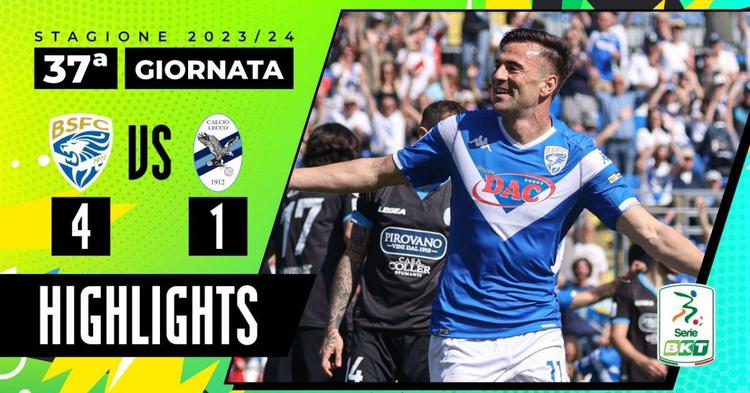 Serie B: Brescia 4 - 1 Lecco (2023-2024)