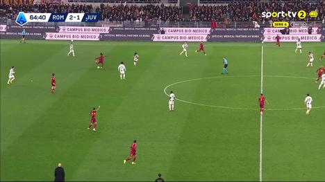 Serie A: Roma vs Juventus, Golo 3-1 D. Malen (2025-2026)