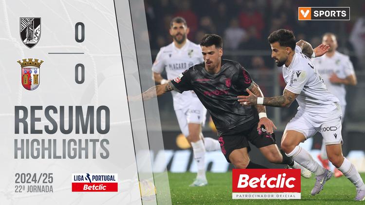 Liga Portugal Betclic: V. Guimarães 0 - 0 Sp. Braga (2024-2025)
