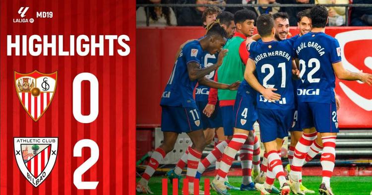 La Liga: Sevilla 0 - 2 Athletic Bilbao (2023-2024)