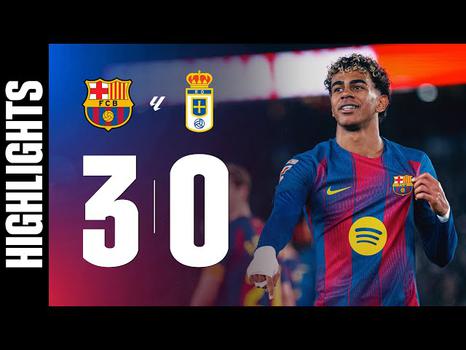 La Liga: Barcelona 3 - 0 Oviedo (2025-2026)