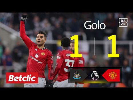 Premier League: Newcastle vs Man Utd, Golo 1-1 Casemiro (2025-2026)