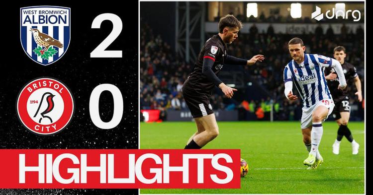 Championship: WBA 2 - 0 Bristol City (2024-2025)