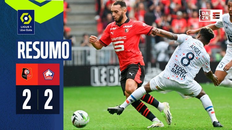Ligue 1: Rennes 2 - 2 Lille (2023-2024)