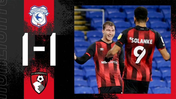 Championship: Cardiff City 1 - 1 AFC Bournemouth (2020-2021)