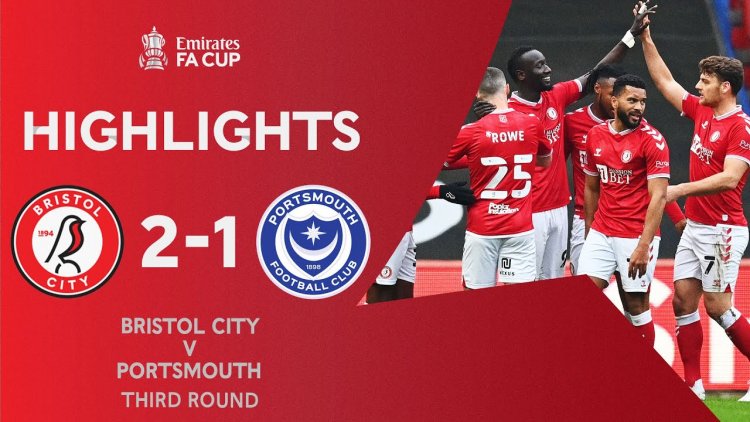 FA Cup: Bristol City 2 - 1 Portsmouth (2020-2021)