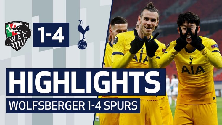 Liga Europa: Wolfsberger AC 1 - 4 Tottenham (2020-2021)
