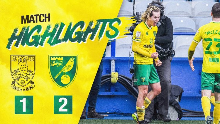 Championship: Sheffield Wed 1 - 2 Norwich (2020-2021)