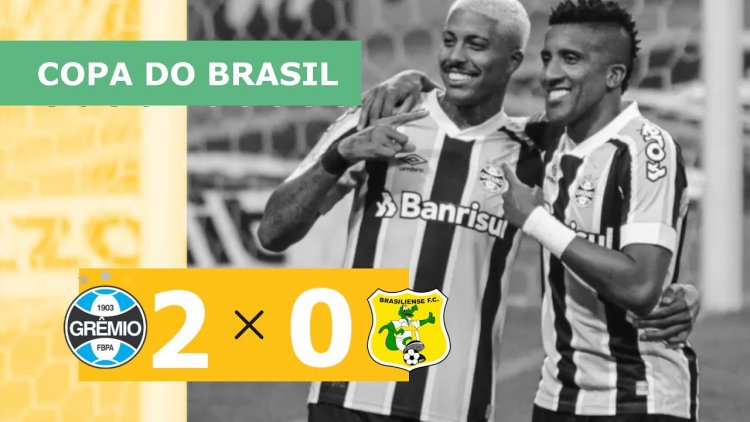 Copa do Brasil: Grêmio 2 - 0 Brasiliense (2021)