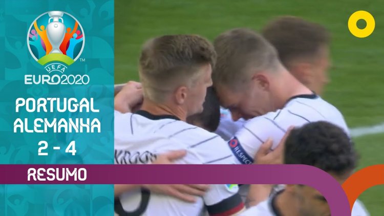 Europeu: Portugal 2 - 4 Alemanha (2020)