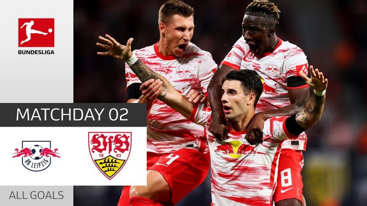 Bundesliga: RB Leipzig 4 - 0 Estugarda (2021-2022)