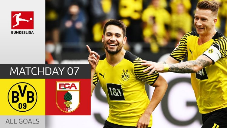Bundesliga: Dortmund 2 - 1 FC Augsburg (2021-2022)