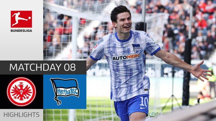 Bundesliga: Frankfurt 1 - 2 Hertha Berlin (2021-2022)