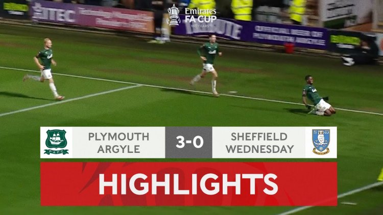 FA Cup: Plymouth Argyle 3 - 0 Sheffield Wed (2021-2022)