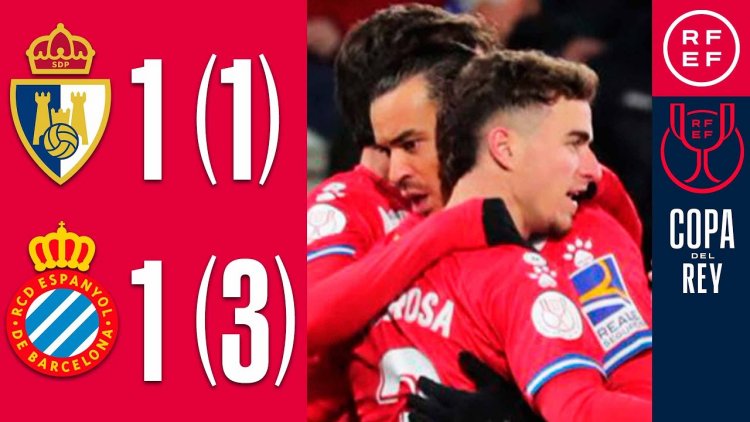 Copa del Rey: Ponferradina 1 - 3 g.p Espanyol (2021-2022)