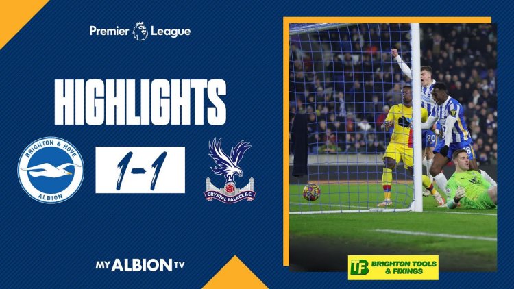 Premier League: Brighton 1 - 1 Crystal Palace (2021-2022)