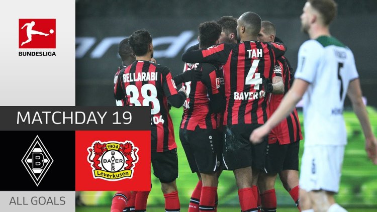 Bundesliga: Mönchengladbach 1 - 2 Leverkusen (2021-2022)