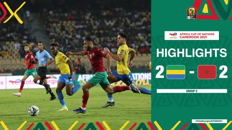 CAN: Gabão 2 - 2 Marrocos (2022)