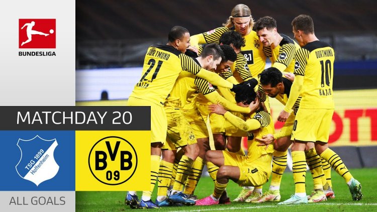 Bundesliga: 1899 Hoffenheim 2 - 3 Dortmund (2021-2022)