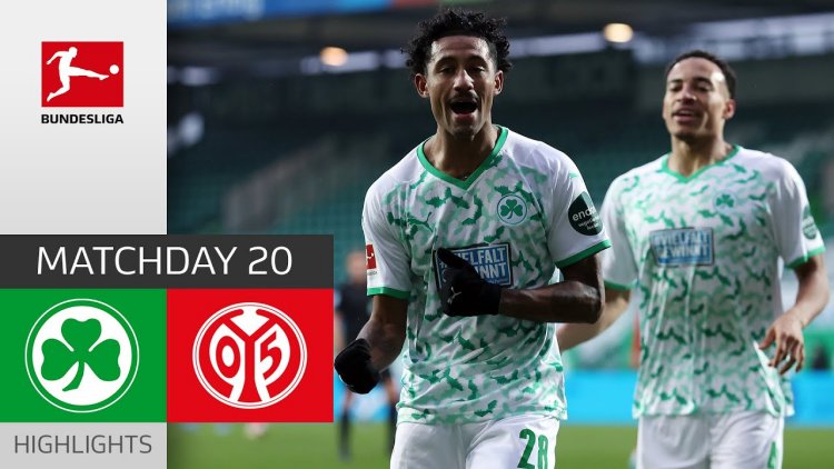 Bundesliga: SpVgg Greuther 2 - 1 Mainz (2021-2022)