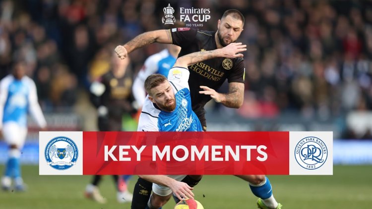 FA Cup: Peterborough Utd 2 - 0 QPR (2021-2022)