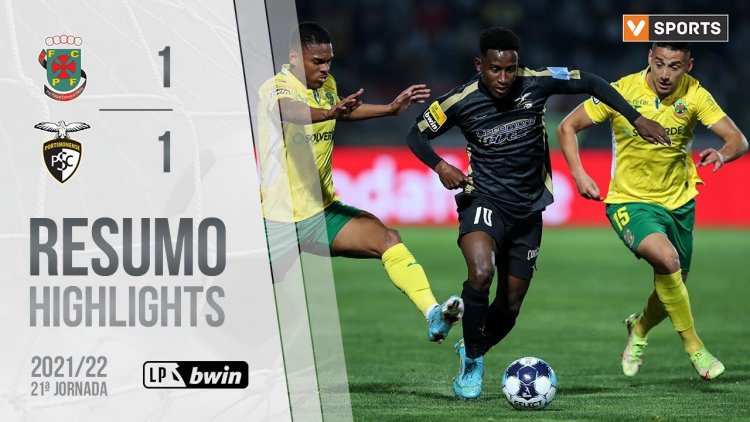 Liga Portugal Bwin: Paços Ferreira 1 - 1 Portimonense (2021-2022)