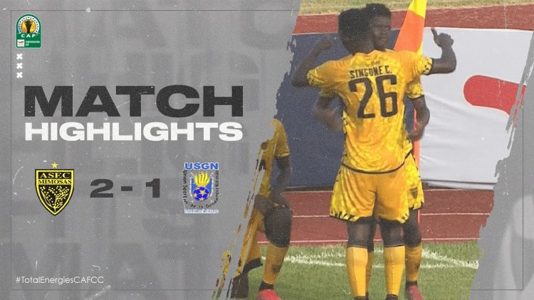 CAF Confederation Cup: ASEC Mimosas 2 - 1 USGN (2021-2022)
