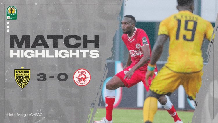 CAF Confederation Cup: ASEC Mimosas 3 - 0 Simba SC (2021-2022)